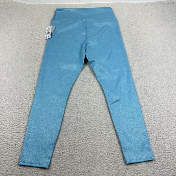 NWT Eleven Venus Williams Stay Glossy Leggings Women's XL Ice Sky 7/8 Activewear - Picture 3 of 10